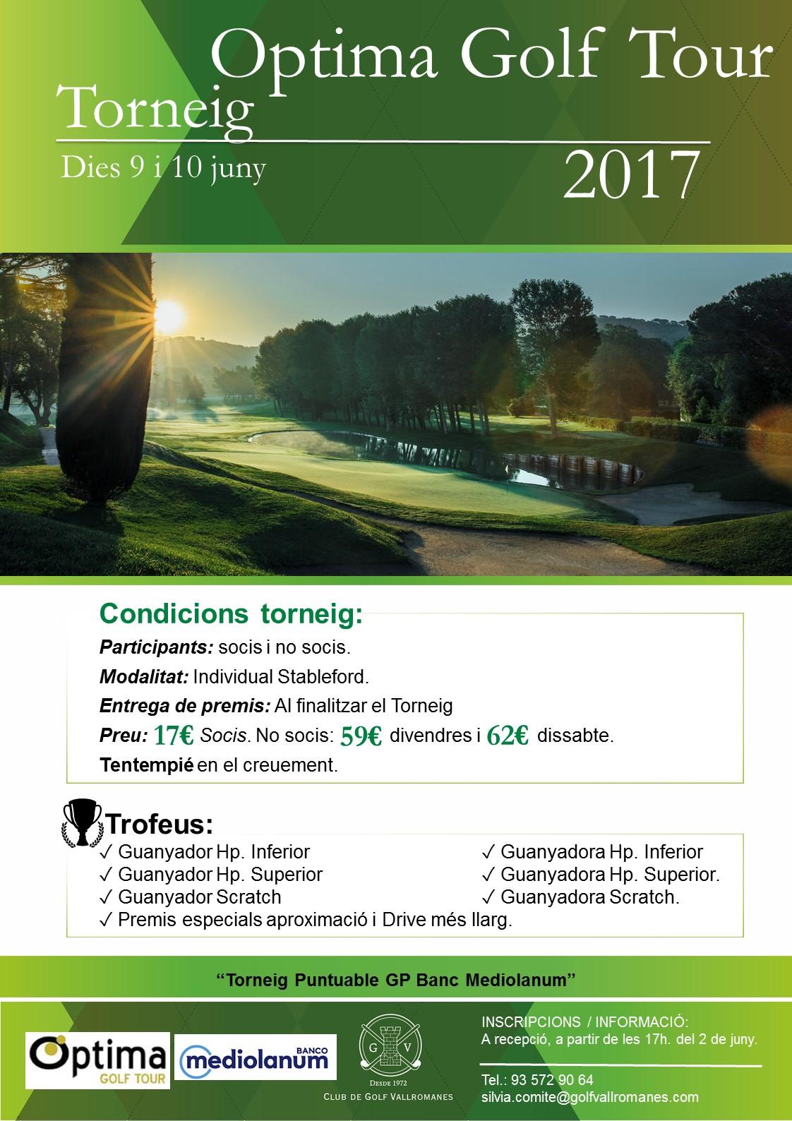 Torneo Optima Golf Tour CAT