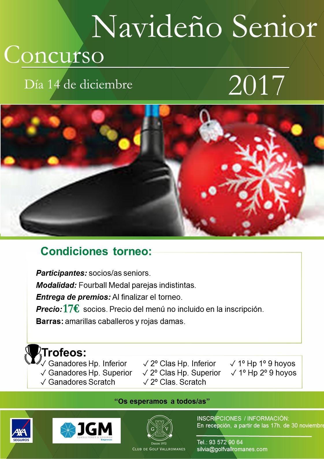 Poster Concurso Navideño Senior