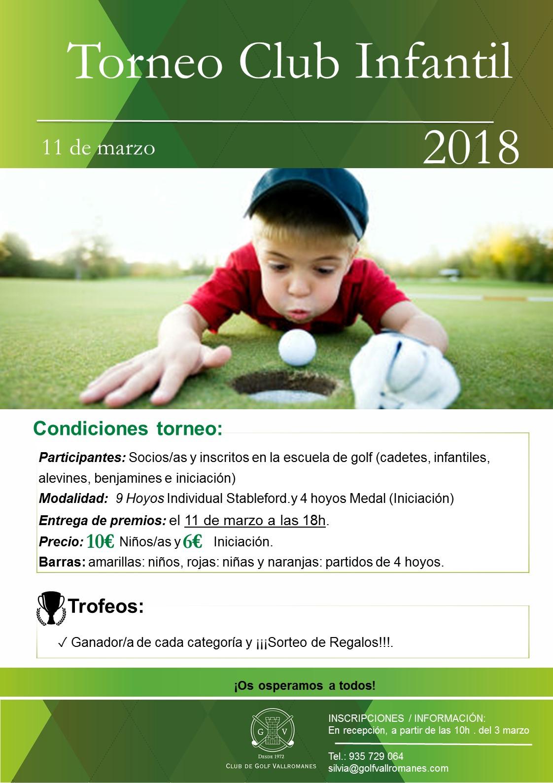 Poster Torneo Infantil Cast