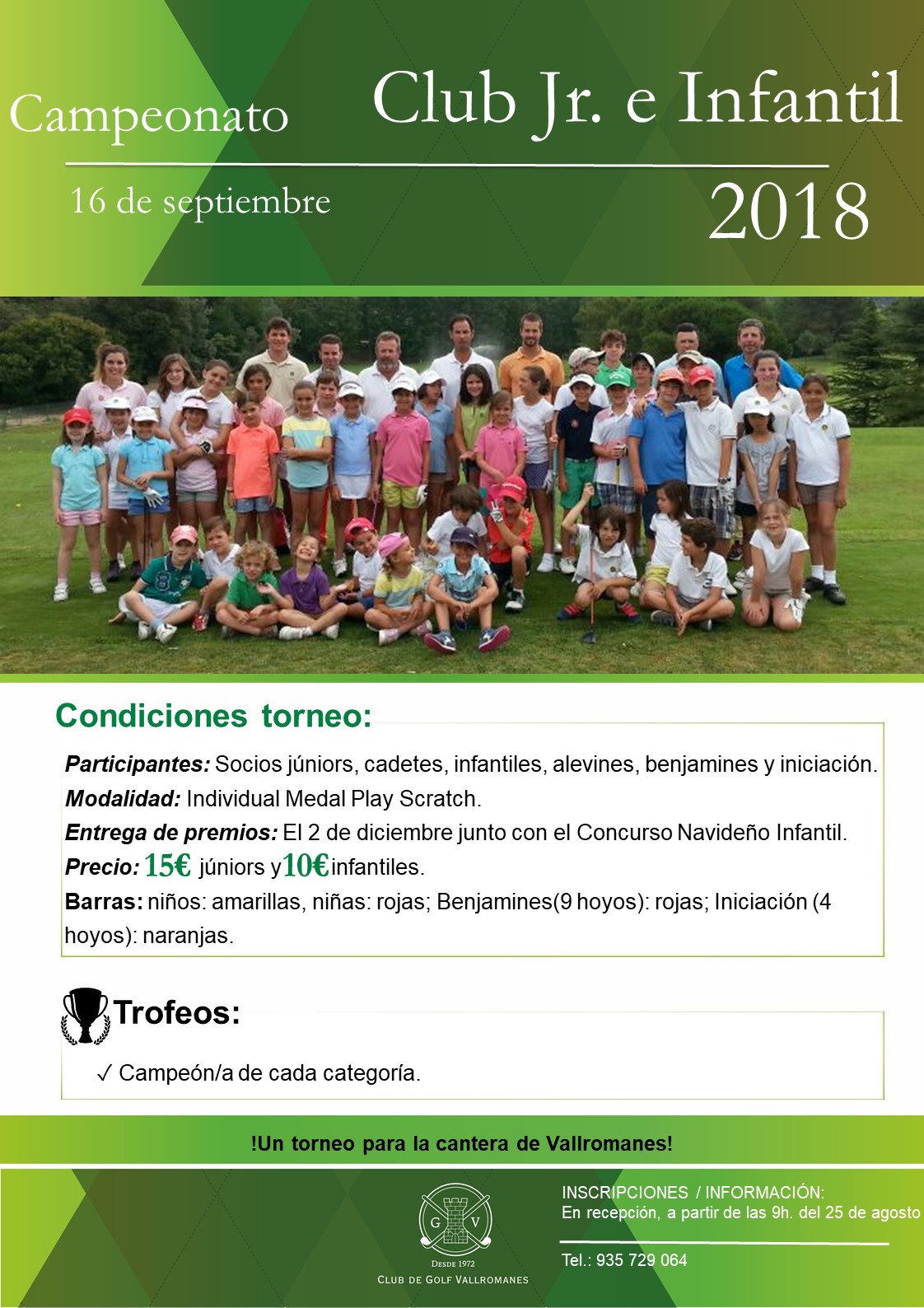 Poster Cpto. Club Jr e Inf