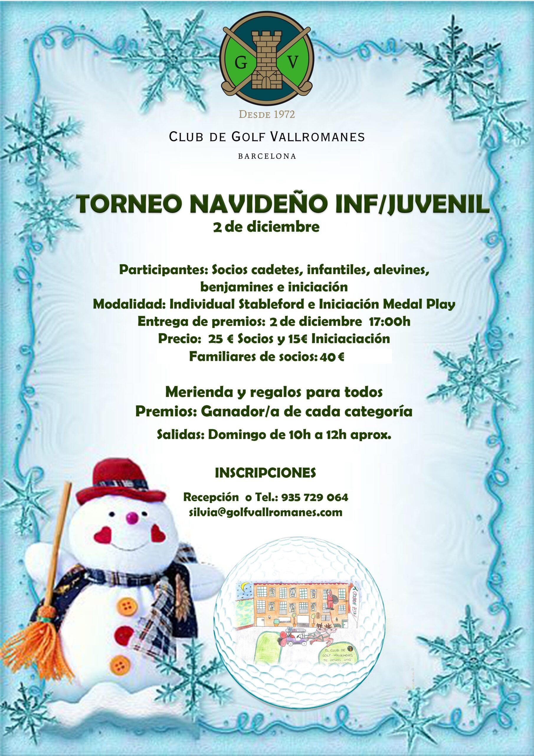 poster torneo navideño infantil 2018